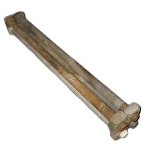 5/8"x 14.5" Square Head Bolts & Nuts Galvanized Steel (Lot of 4) E-Pole Upcycle